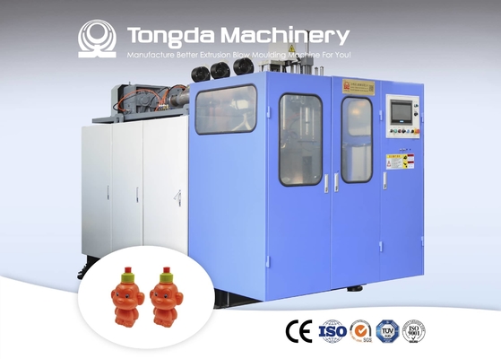 Industrial HDPE Bottle Extrusion Blow Molding Machine 50 Kg/H Single Station