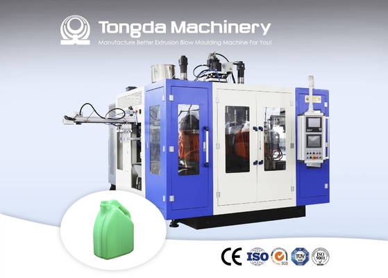 HDPE 5L Plastic Bottle Blow Molding Machine 80mm Fully Automatic Double Station