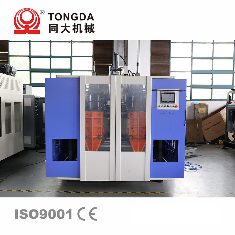 Two Station Plastic Hollow Blow Molding Machine Automatic For 1L - 5L