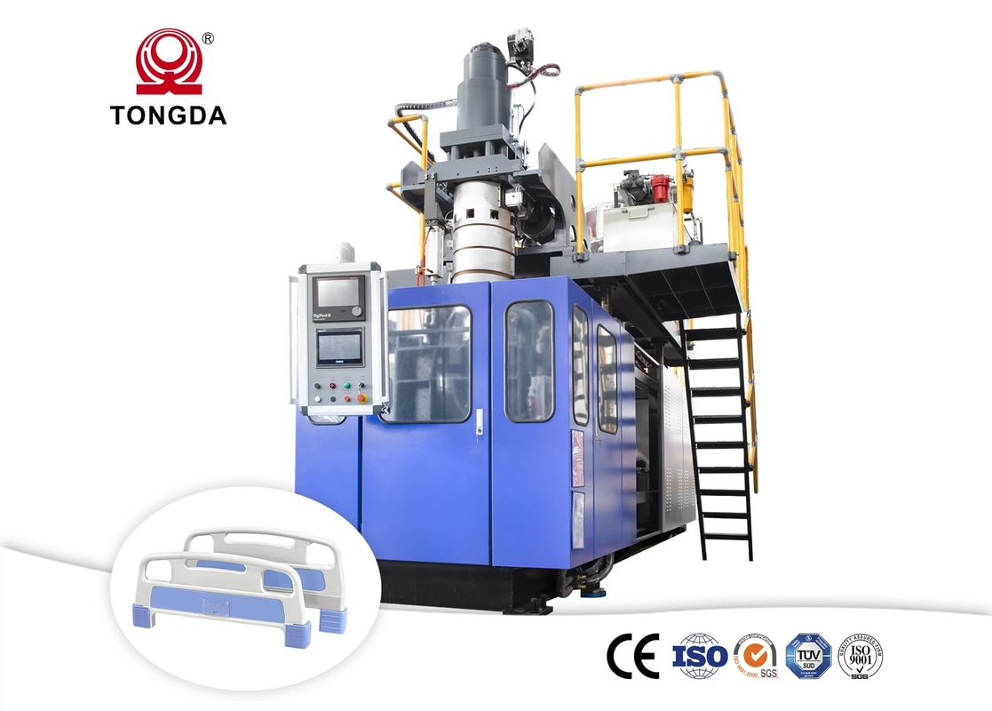 Fully Automatic Extrusion Drum Blow Molding Machine 180kg / H Single Accumulator Type