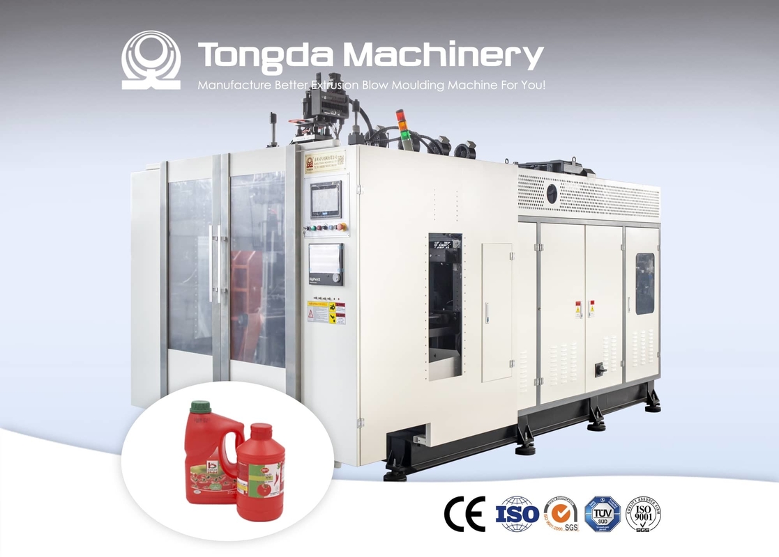 12L HDPE Plastic Blow Molding Machinery Hydraulic Extrusion Fully Automatic