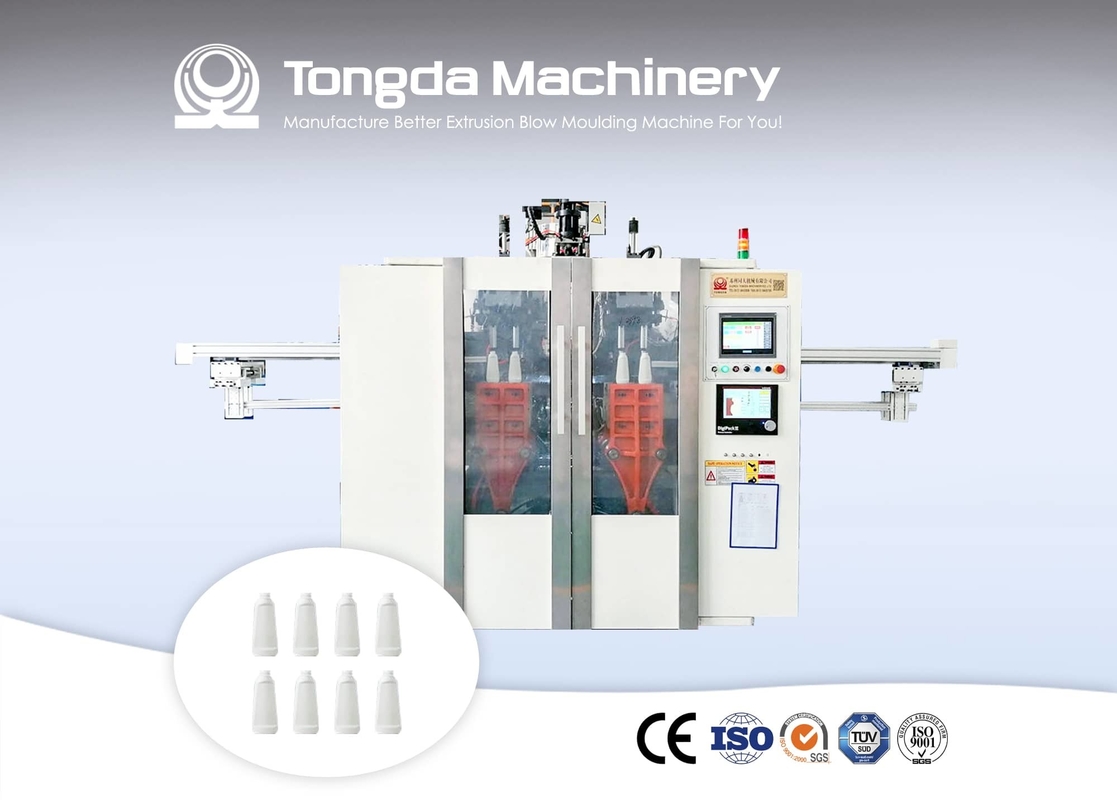 110 Kg/H Milk Bottle Blow Molding Machine / HDPE Bottle Manufacturing Machine